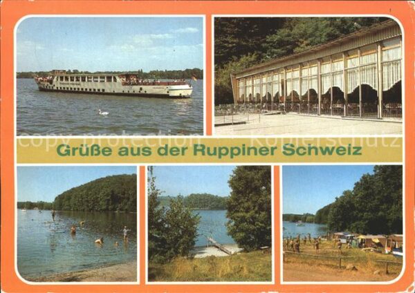Neuruppin MS Fontane Ruppiner See Gaststätte Bade