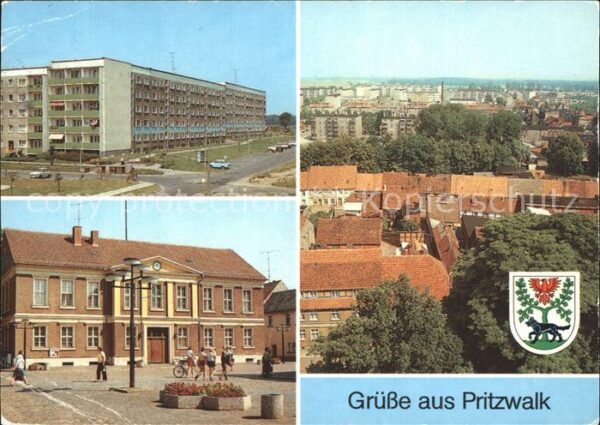 Pritzwalk Neubaugebiet Rathaus Teilansicht