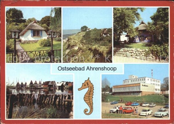 Ahrenshoop Ostseebad Häuschen Boddendeich Hohes Ufer Kunstka
