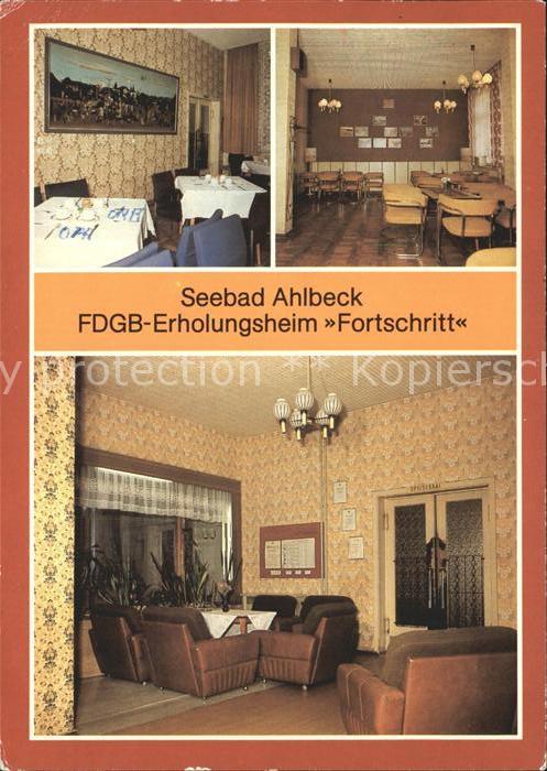 Ahlbeck Ostseebad FDGB Erholungsheim Fortschritt Gaststät
