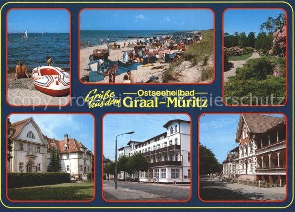 Graal-Mueritz Ostseebad Strand Promenade Ortspartien