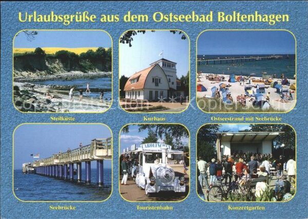 Boltenhagen Ostseebad Steilküste Kurhaus Strand Seebrücke Tou