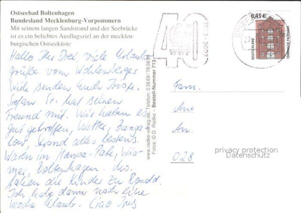 Boltenhagen Ostseebad Steilküste Kurhaus Strand Seebrücke Tou – Bild 2