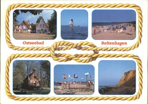 Boltenhagen Ostseebad Strand Steilküste Seebrücke Kapelle Win
