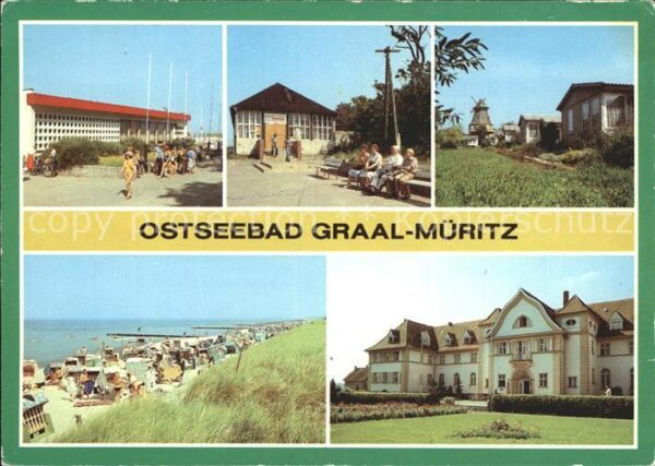 Graal-Mueritz Ostseebad Broilergaststätte Cafe Ferienobjekt Str
