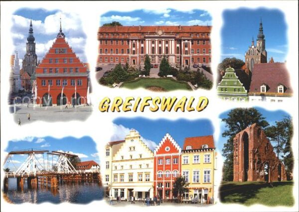Greifswald Mecklenburg Vorpommern Sehenswürdigkeiten der Universitätsstad