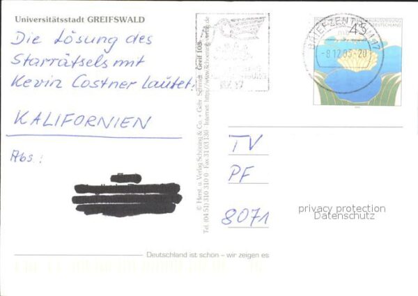 Greifswald Mecklenburg Vorpommern Sehenswürdigkeiten der Universitätsstad – Bild 2