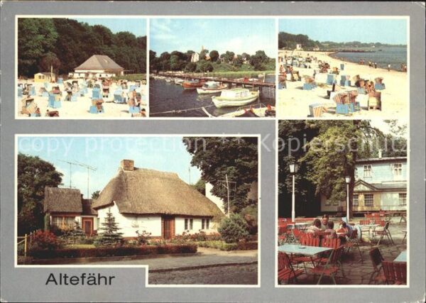 Altefaehr Ruegen Cafe am Strand Seglerhafen Altes Fische
