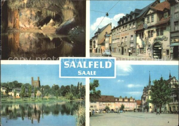 Saalfeld Saale Feengrotten Gralsburg Hoher Schwarm Bur