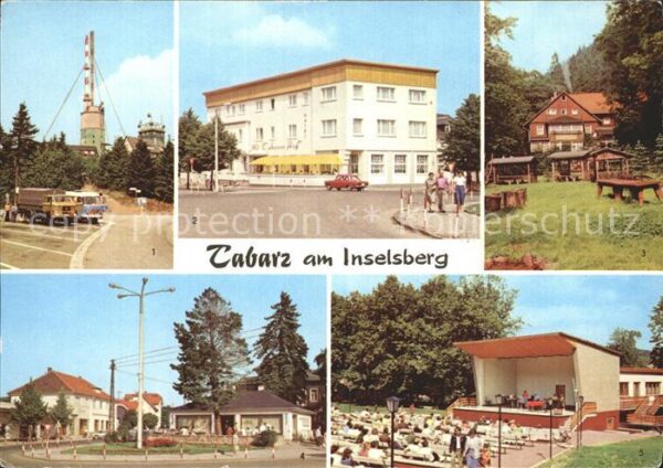 Tabarz Grosser Inselsberg Sender Hotel Tabarze