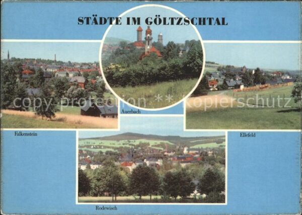 Goeltzschtal Vogtland Städte im Göltzschtal