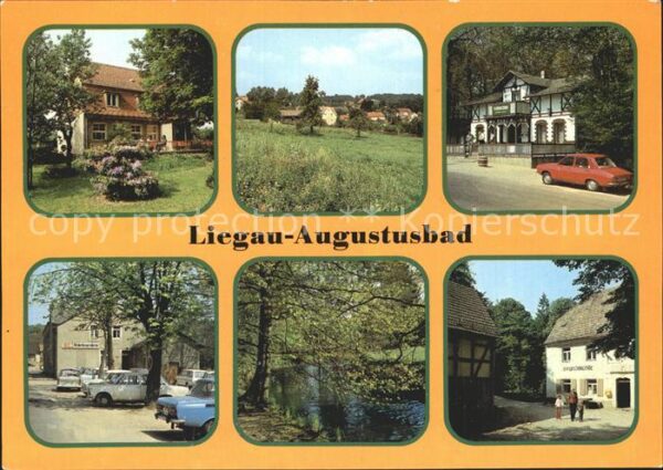 Liegau-Augustusbad FDGB Erholungsheim Teilansicht Forellen