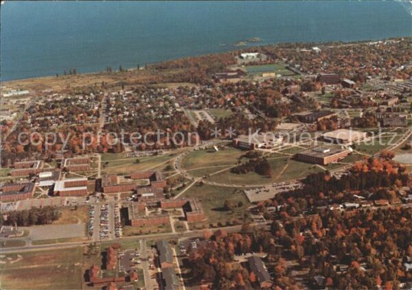 Marquette Michigan Northern Michigan University aerial vie