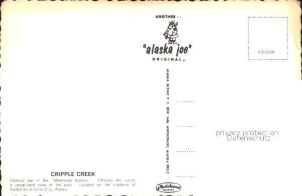 Fairbanks Alaska Cripple Creek Bar in the Malemute Saloo – Bild 2