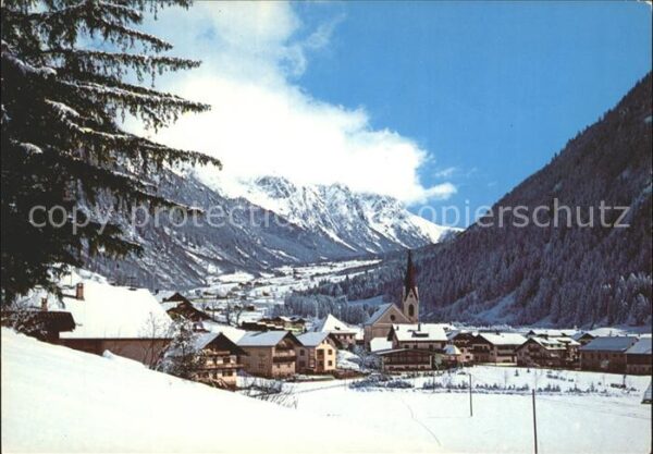 Antholz Mitterthal Gesamtansicht mit Alpenpanorama Pustert
