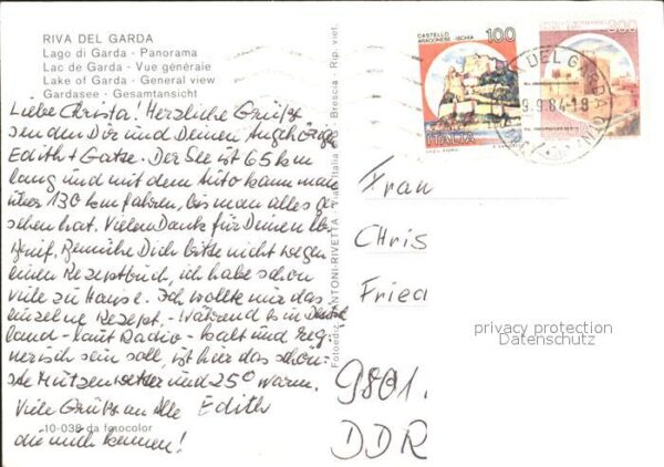 Riva del Garda Uferpartie am Gardasee Kirche – Bild 2