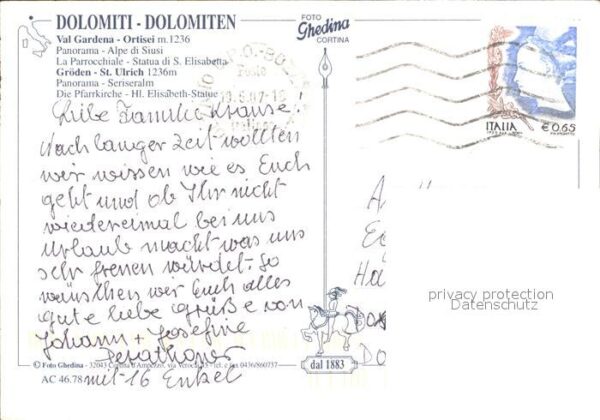 Ortisei St Ulrich Val Gardena Alpe di Siusi La Parrocchia – Bild 2