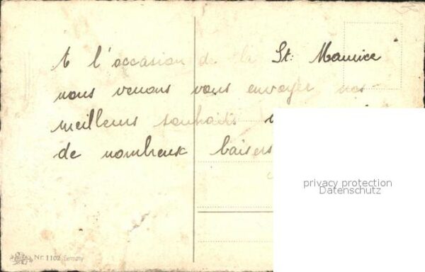 Rosen Bonne fete Litho – Bild 2