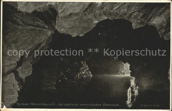 Hoehlen Caves Grottes Drachenhöhle Syrau Grosser See