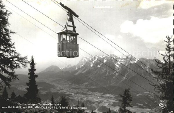 Seilbahn Schladminger Tauern Haus zur Krummholzh