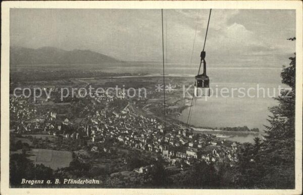 Seilbahn Pfänderbahn Bregenz Bodensee