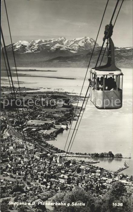 Seilbahn Pfänderbahn Bregenz Bodensee
