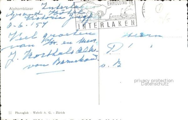 Alphorn Alphornbläser Interlaken – Bild 2