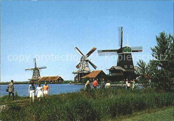 Windmuehle Zaanse Schans De Zoeker De Kat De Gekro