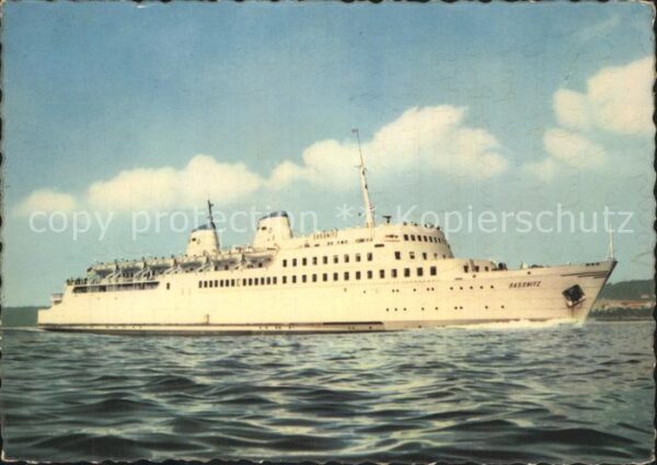 Faehre Ferry Bac Traghetto-- Eisenbahnfährschiff MS Sassnitz