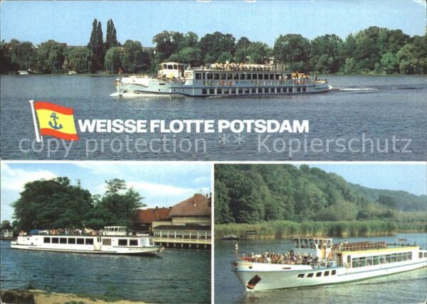 Motorschiffe Sanssouci Nedlitz Strandbad Ferch Weiss