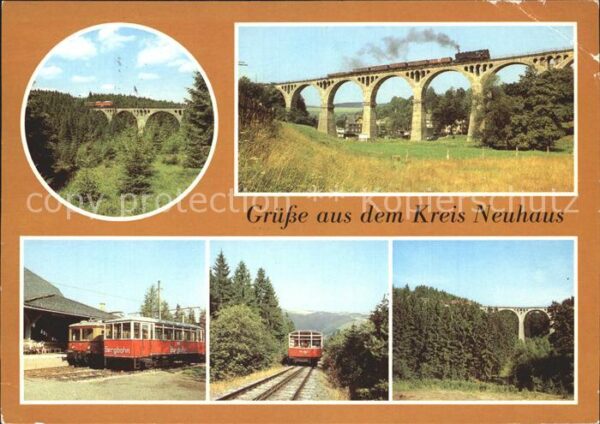 Eisenbahn Ernstthal Viadukt Lichte Lauscha
