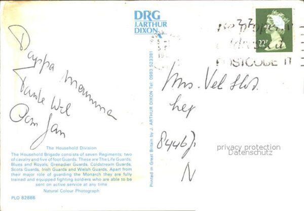 Leibgarde Wache Household Division Septem Juncta in Uno – Bild 2
