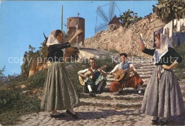 Trachten Spanien Tanz Jonquet Mandoline Gitarre Palma de