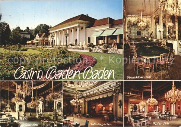 Casino Spielbank Baden-Baden Pompadour-Saal Grüner Saal