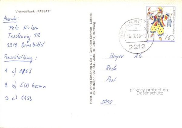 Segelschiffe Viermastbark Passat – Bild 2