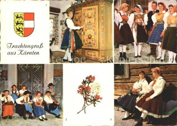 Trachten Oesterreich Kärnten Brautschrank Gailtal Mölltaler