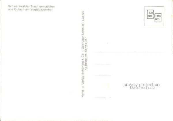 Trachten Schwarzwald Gutach Vogtsbauernhof Bollenhut - P O S – Bild 2