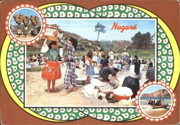 Waescherin Wäsche Nazare Portugal