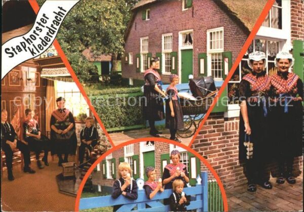 Trachten Holland Staphorst Kinderwagen