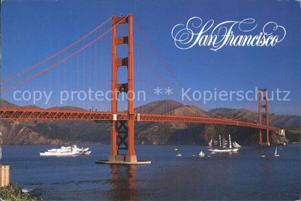Bruecken Bridges Ponts Golden Gate Bridge San Francisco Coast