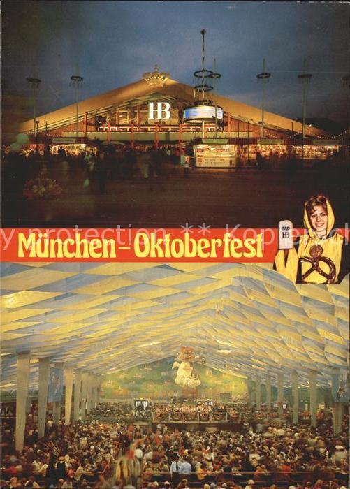 Oktoberfest München Hofbräu-Festzelt Münchner Kindl