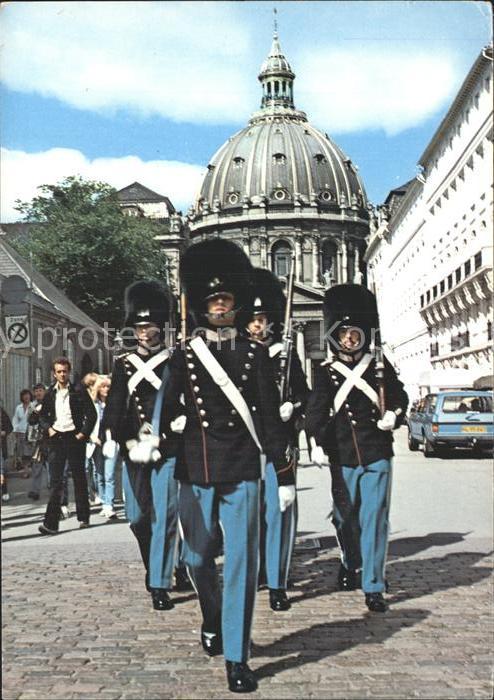 Leibgarde Wache Royal Guard Marble Church Copenhagen
