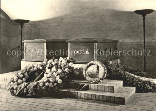 Tod Schiller Goethe Gruft Weimar