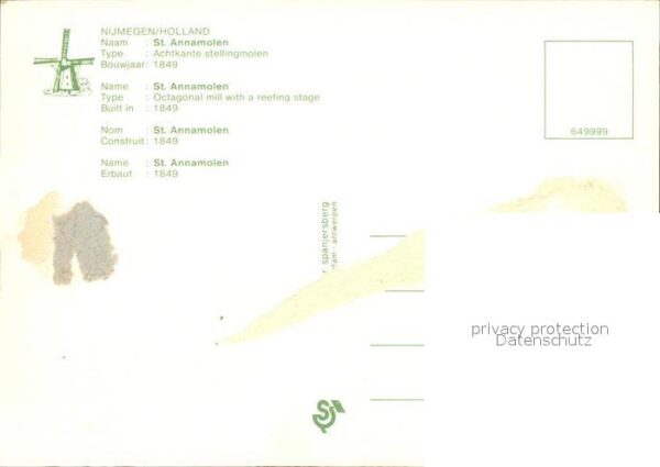 Windmuehle St. Annamolen Nijmegen – Bild 2