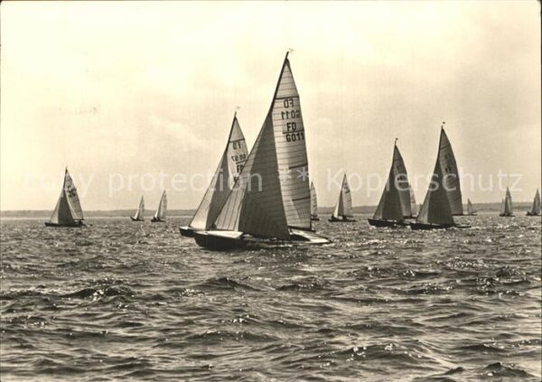 Segelboote Segelregatta Warnemünde