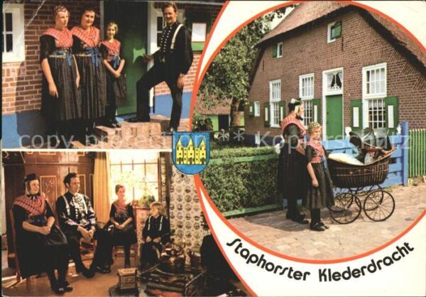 Trachten Holland Staphorst Kinderwagen