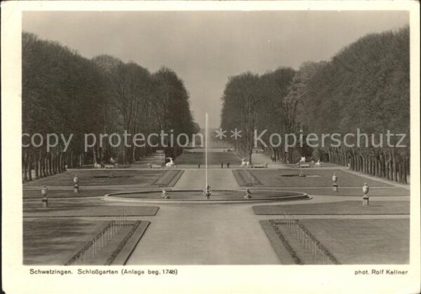Foto Kellner Rolf Nr. 2207 Schwetzingen Schlossgarten Anlage