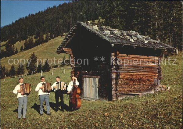 Musikanten Kapelle Echo von Adelboden Berner Oberl