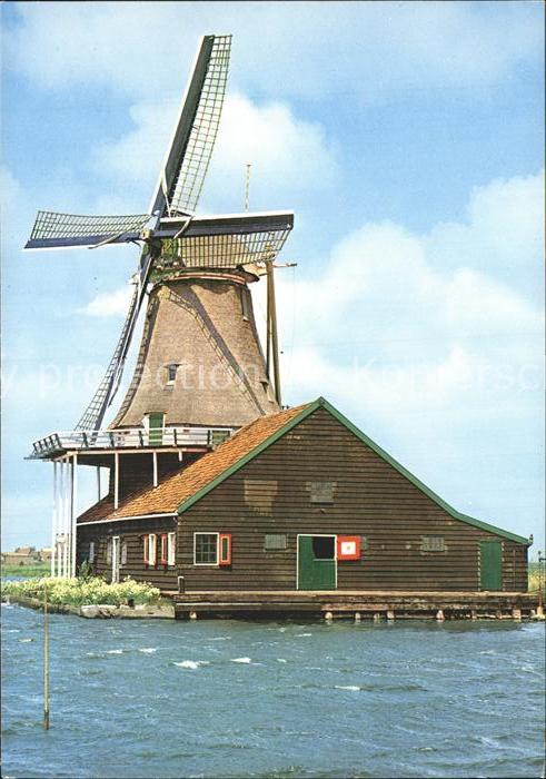 Windmuehle Verfmolen De Kat Zaanstad