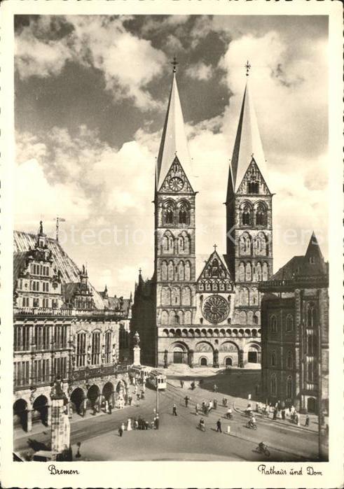 Strassenbahn Bremen Rathaus Dom